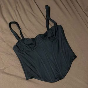 SKIMS Black Corset NWT